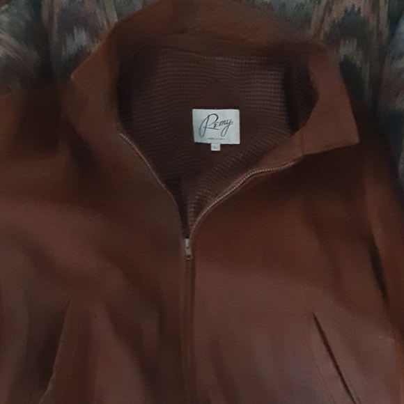 Remy leather bomber jacket